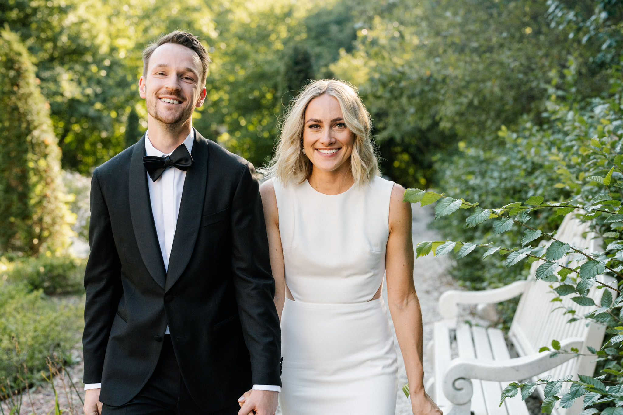 sunset shoot at wedding Huize Frankendael 