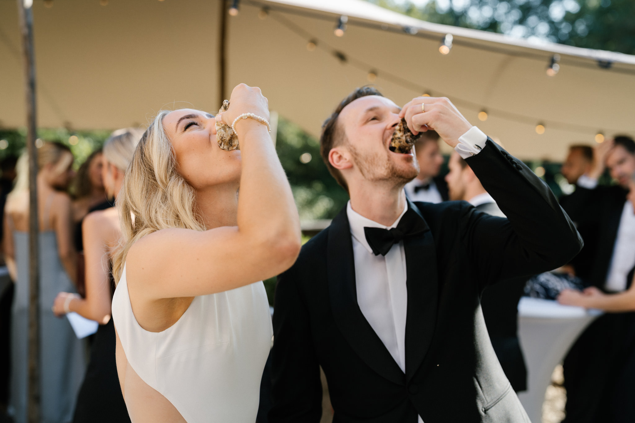 Outdoor walking dinner at Huize Frankendael